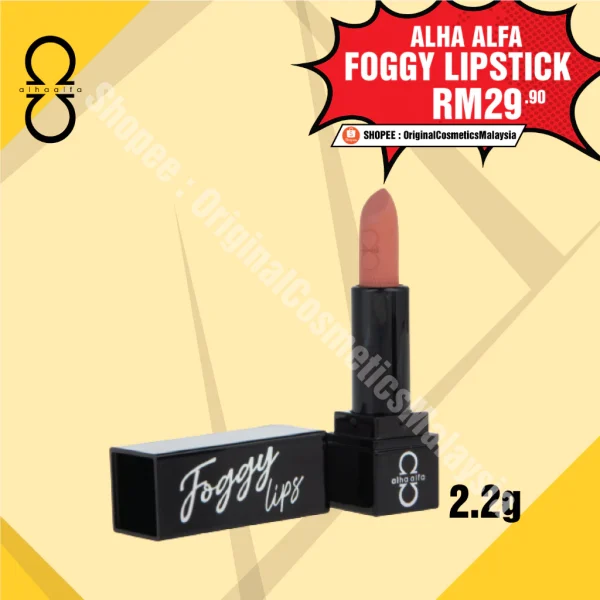 🎁ALHA ALFA FOGGY LIPSTICK SUPER CANTIK HIGH QUALITY & MURAH💄👄 ALHA ALFA CLEARANCE STOCK KASI LICIN