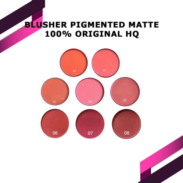 🎁OKAYA BLUSHER MATTE PIGMENTED COLOR FAV MUA BELLAZ