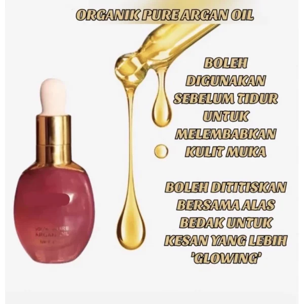 🎁FREEGIFT‼️OKAYA ARGAN OIL-Pure Argan Oil Favorite Mua Bellaz For Face And Skin