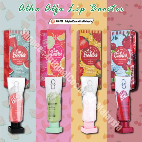 🎁NEW & READY STOCK‼️ALHA ALFA LIP BOOSTER TREATMENT OIL MAGIC GLOW Alha Alfa Lip Booster Serum