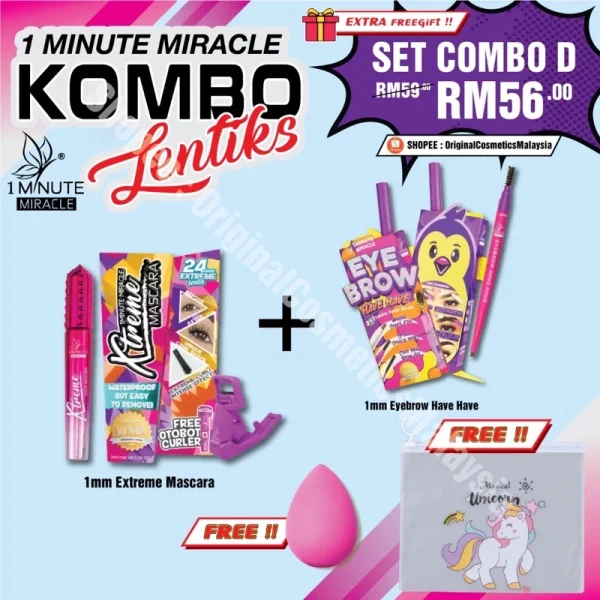 🎁3 FREEGIFT‼️ 1MM 1 MINUTE MIRACLE SET COMBO JIMAT (DPT 5 BRG DLM 1 SET😍)1MM 1 Minute Miracle Set Raya Mua Bellaz - Image 10