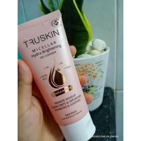 🎁FREEGIFT‼️TRUSKIN MICELLAR HYDRA BRIGHTENING GEL CLEANSER😍 - Image 2