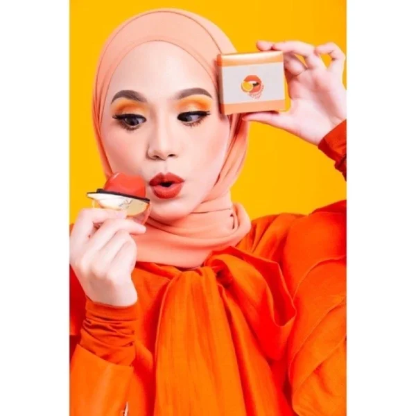 🎁2 FREEGIFT‼️💄LOVAA LIPS KEMAM ORANGE PINK (DPT 3 BRG‼️) 100% ORIGINAL FROM HQ Super Cantik Cute Lips Murah - Image 3