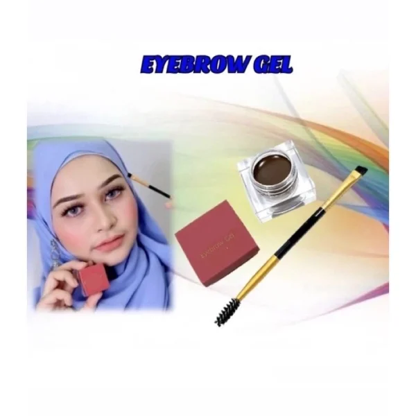 [🎁2 FREEGIFT‼️] OKAYA EYEBROW GEL WATERPROOF(DPT 3 BRG‼️) EYEBROW FAV MUA BELLAZ TAHAN LAMA Color Pigmented - Image 3