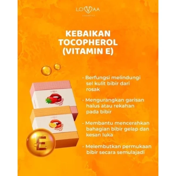 🎁2 FREEGIFT‼️💄LOVAA LIPS KEMAM ORANGE PINK (DPT 3 BRG‼️) 100% ORIGINAL FROM HQ Super Cantik Cute Lips Murah - Image 4