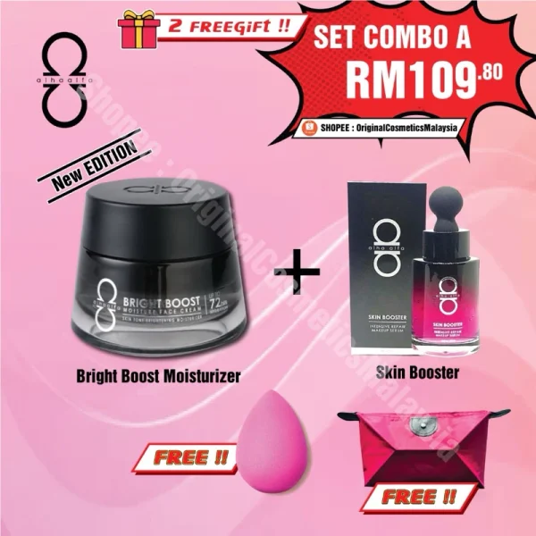 🎁2 FREEGIFT‼️SET A COMBO JIMAT ALHA ALFA (DPT 4 ITEMS DLM 1 SET) MOISTURIZER TAHAN 72 Jam Alha Alfa Set Merdeka - Image 4