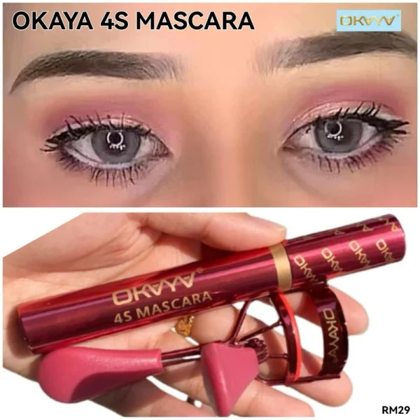 🎁OKAYA MASCARA 4S SUPER LENTIK WATERPROOF - Image 5