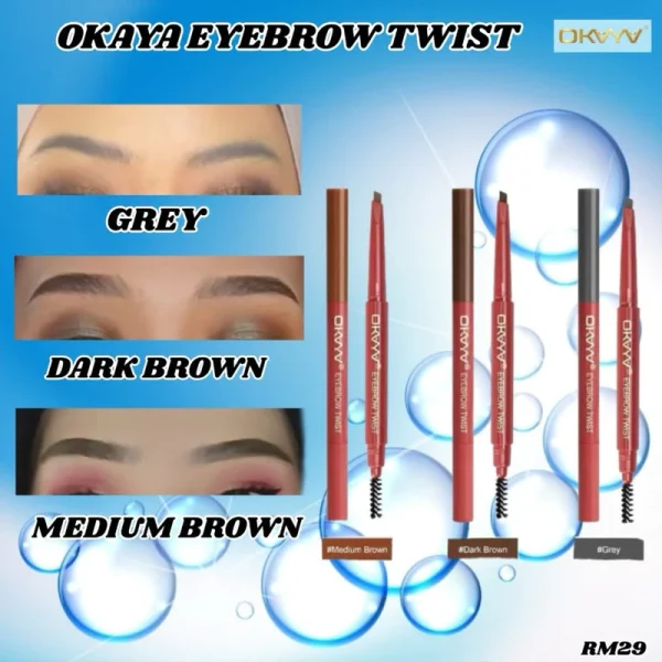 🎁OKAYA EYEBROW TWIST FAV MUA BELLAZ BELLA PARK - Image 5