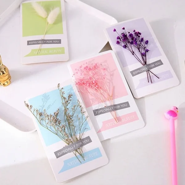 🎁WISH CARD-DRY FLOWER RANDOM DESIGN 😍 - Image 5