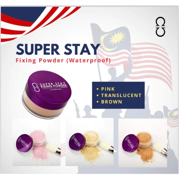 🎁2 FREEGIFT‼️ALHA ALFA SET COMBO JIMAT(DPT 4 BRG DLM 1 SET😍)Alha Alfa Foundation Loose Powder - Image 5