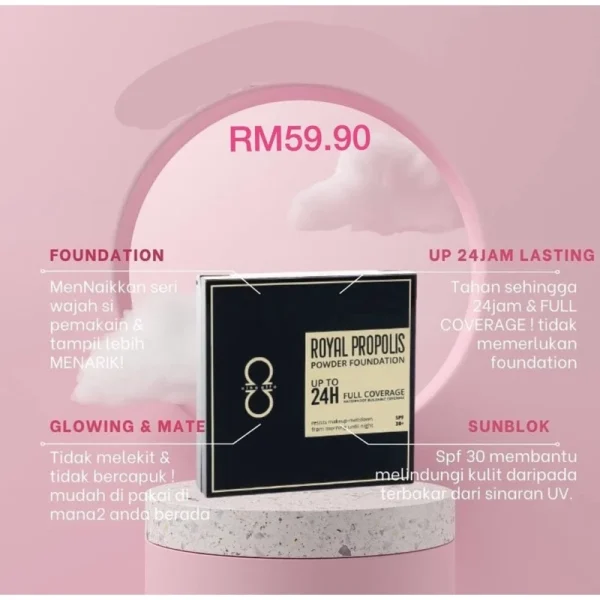 🎁3 FREEGIFT‼️ALHA ALFA SET SPRAY COMPACT POWDER SKIN BOOSTER (DPT 6 BRG DLM 1 SET‼️)Alha Alfa Set Merdeka - Image 5