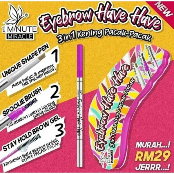 🎁4 FREEGIFT‼️1MM 1MINUTE MIRACLE SET COMBO JIMAT (DPT 7 ITEMS DALAM 1SET‼️) 1MM 1 Minute Miracle Set Raya Mua - Image 6