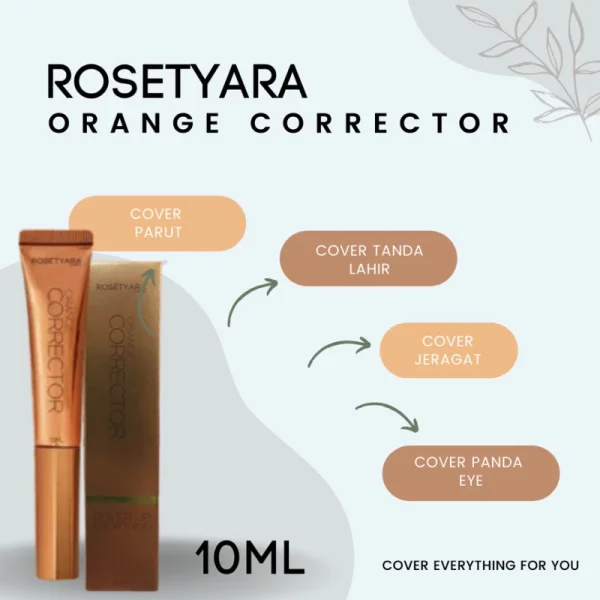 🎁NEW‼️ROSETYARA RT ORANGE/GREEN CORRECTOR FAV MUA BELLAZ RT Orange Green Corrector Foundation Cover Killer Mua - Image 6