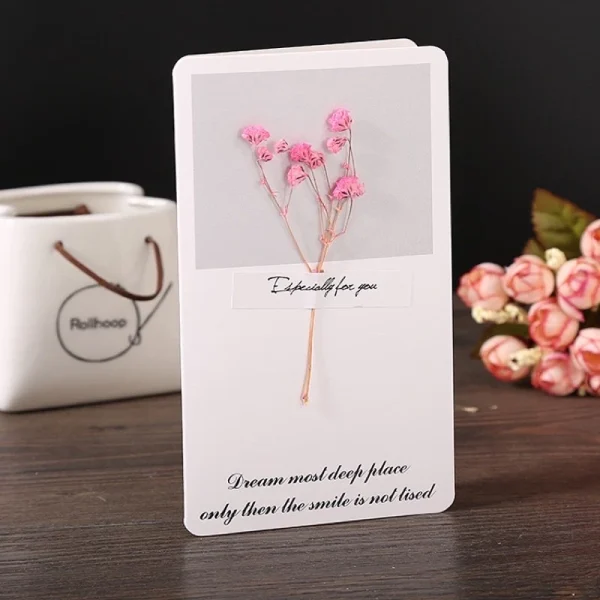 🎁WISH CARD-DRY FLOWER RANDOM DESIGN 😍 - Image 6