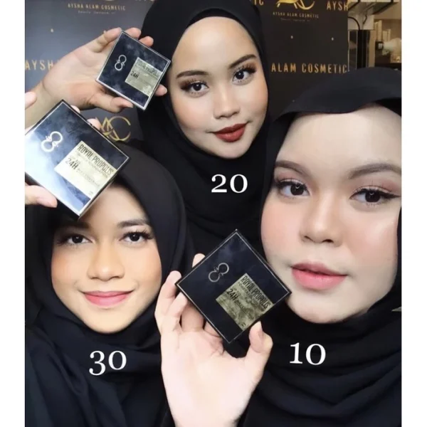 🎁2 FREEGIFT‼️ALHA ALFA SET SPRAY COMPACT POWDER FOUNDATION SET COMBO JIMAT(DPT 4 BRG DLM 1 SET)AlhaAlfa Set - Image 7