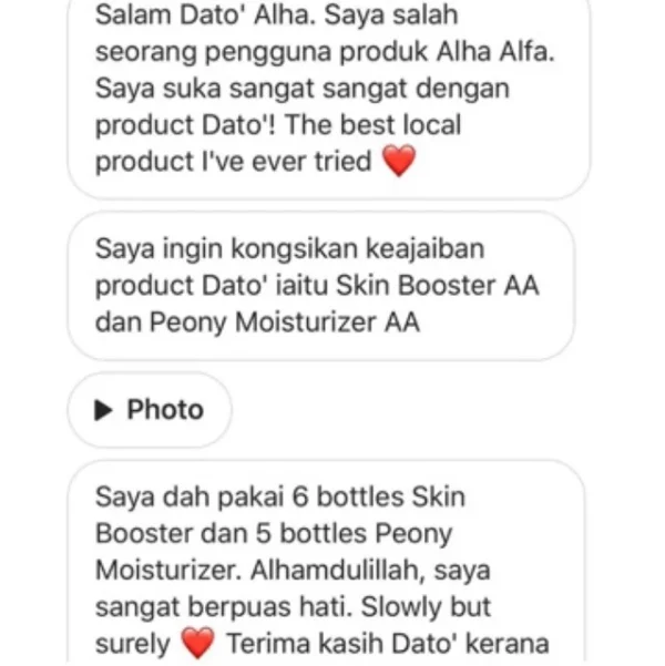 🎁 ALHA ALFA SERUM SKIN BOOSTER 100% ORI HQ (MERAWAT SKIN YG BERMASALAH , BERJERAWAT Alha Alfa Royal Propolis - Image 8